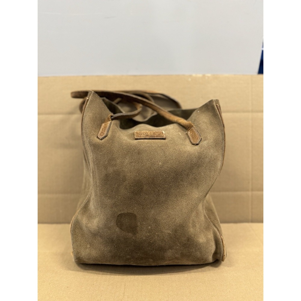 Rare Vintage 70's 80's Lee‎ Riders Honey Brown Suede Leather Tore Bag